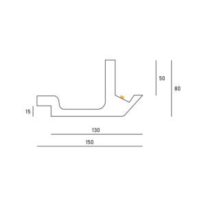 Cornice per striscia Led DS5036 luceledcom