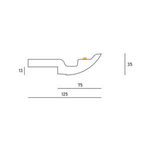 Cornice per veletta DS5028 luceledcom