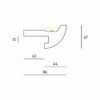 Cornice per veletta DS5029 luceledcom