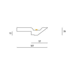 Cornice per veletta DS5030 luceledcom