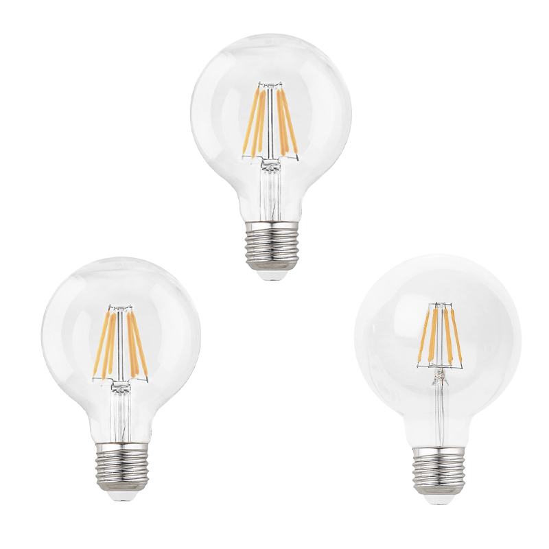 Lampadina led E14 3000K luce calda 8W C37-08C