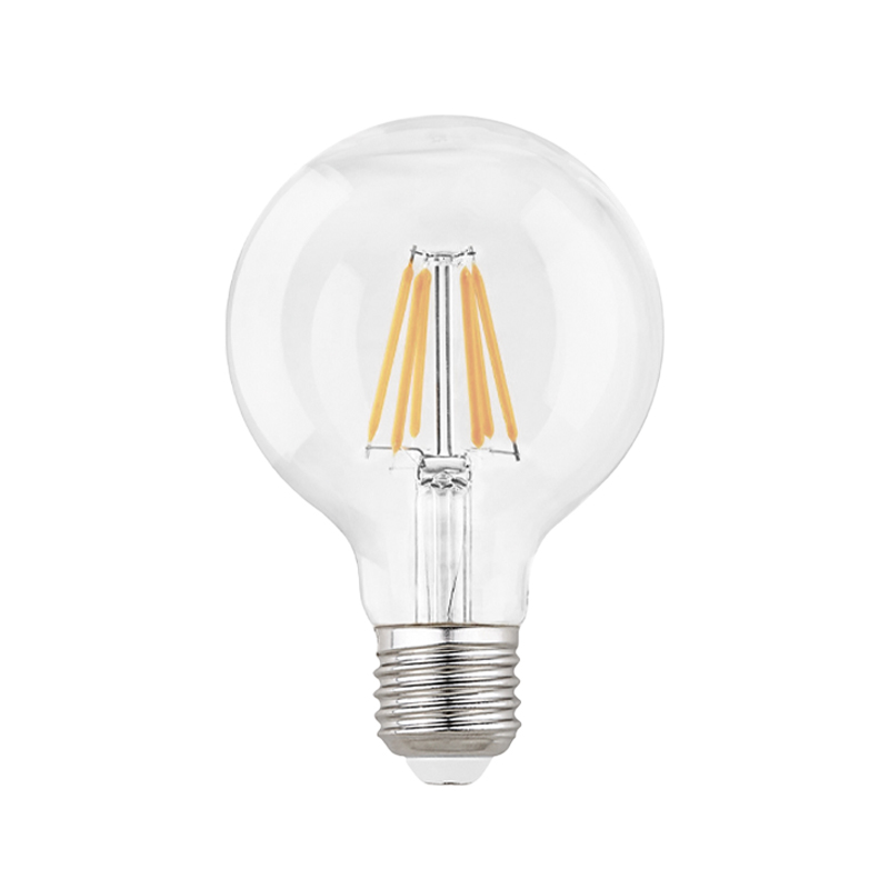 Lampadina LED E27 8W 12W filamento trasparente – Gea Led