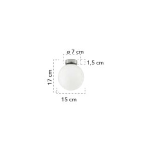 Lampada da soffitto F disegno tecnico Lampd PL15