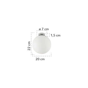 Lampada da soffitto F disegno tecnico Lampd PL20