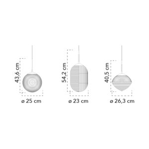 Lampada a sospensione disegno tecnico Greenwich S4 dett
