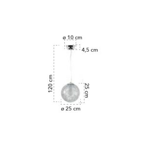 Lampada a sospensione disegno tecnico Lampd S25 Fili