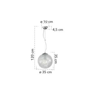 Lampada a sospensione disegno tecnico Lampd S35 Fili