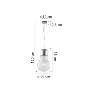 Lampada a sospensione disegno tecnico Lampd SOSP