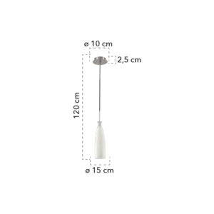 Lampada a sospensione disegno tecnico Swing SP-1