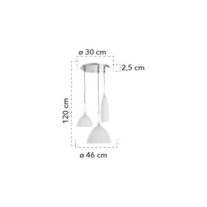 Lampada a sospensione disegno tecnico Swing SP-3