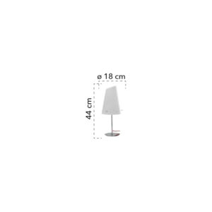 Lampada da tavolo disegno tecnico Ermes L1