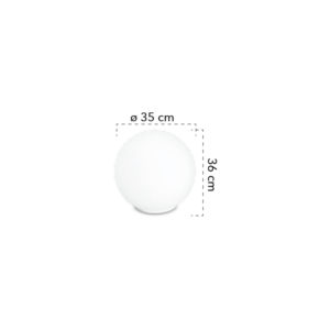 Lampada da tavolo disegno tecnico Lampd L35 BCO