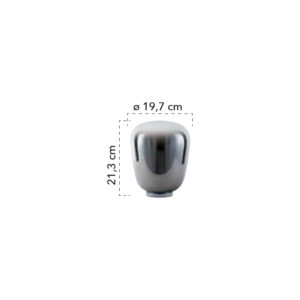 Lampada da tavolo disegno tecnico Smoke L20
