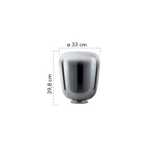 Lampada da tavolo disegno tecnico Smoke L35
