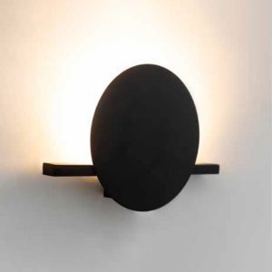 Lampada da parete Eris 1 nero Mantra Illuminazione luceledcom