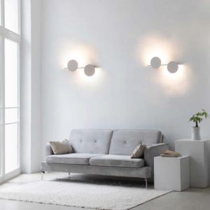 Lampada da parete Eris 2 bianco ambientazione Mantra Illuminazione luceledcom