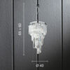 Lampada a sospensione Alexander PC Disegno tecnico Ondaluce luceledcom