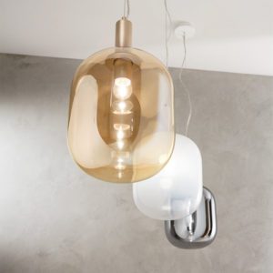 Lampada a sospensione Ball ambientazione Ondaluce luceledcom