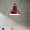 Lampada a sospensione Engine Bordeaux Ondaluce luceledcom