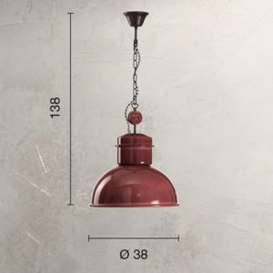 Lampada a sospensione Engine Disegno tecnico Ondaluce luceledcom