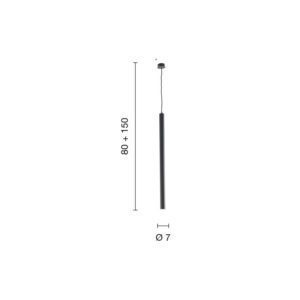 Lampada a sospensione Exagon Disegno tecnico Ondaluce luceledcom