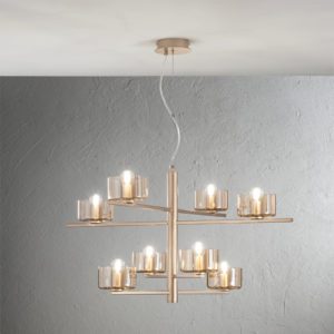 Lampada a sospensione Figaro 8 Ambientazione Ondaluce luceledcom