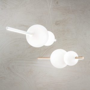Lampada a sospensione Fufi ambientazione Ondaluce luceledcom