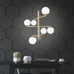 Lampada a sospensione Gizah ambientazione ondaluce luceledcom