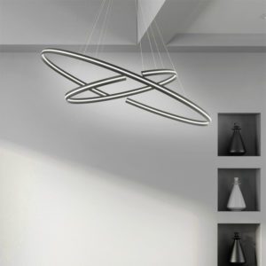Lampada a sospensione Ics Ambientazione ondaluce luceledcom