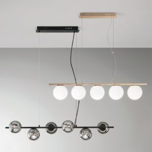 Lampada a sospensione Monile 5 ambientazione ondaluce luceledcom