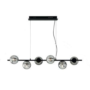 Lampada a sospensione Monile 6 Nero ondaluce luceledcom