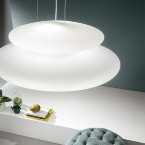 Lampada a sospensione Pagoda ambientazione Ondaluce luceledcom