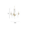 Lampada a sospensione Roxanne 3 Disegno tecnico ondaluce luceledcom