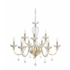 Lampada a sospensione Roxanne 9 ondaluce luceledcom