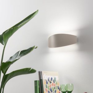 Lampada da parete Dria Tortora Ambientazione Ondaluce luceledcom