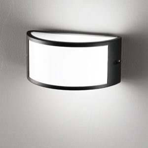 Lampada da parete Fabius Nero Ondaluce luceledcom