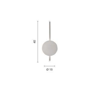 Lampada da parete James Disegno tecnico Ondaluce luceledcom