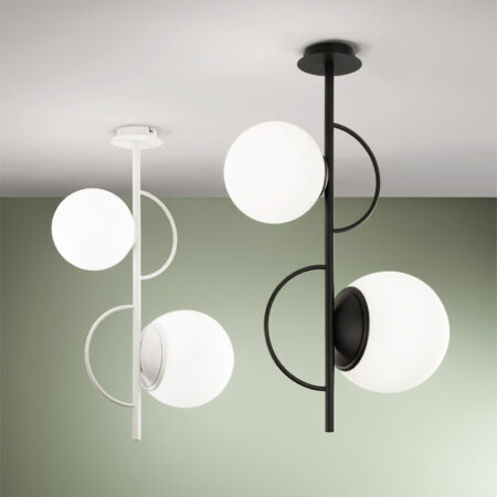 Lampada da soffitto Birds ambientazione ondaluce luceledcom