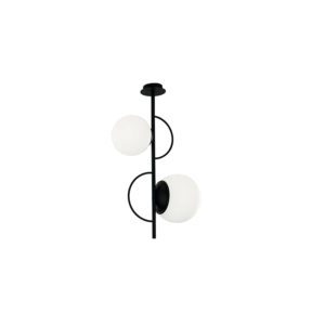 Lampada da soffitto Birds nero ondaluce luceledcom