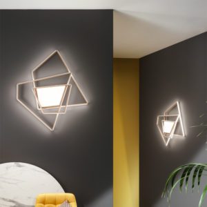 Lampada da soffitto Galaxy Oro Ambientazione Ondaluce luceled