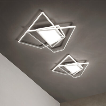 Lampada da soffitto Galaxy Silver Ambientazione Ondaluce luceled