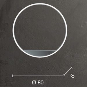 Lampada da soffitto Minus GR Disegno tecnico Ondaluce luceledcom