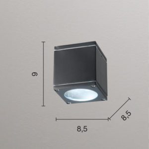 Lampada da soffitto Nevada Disegno tecnico Ondsaluce luceledcom