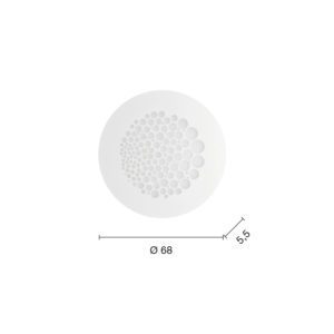 Lampada da soffitto Paguro GR Disegno tecnico Ondaluce luceledcom