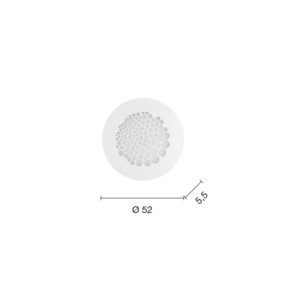 Lampada da soffitto Paguro MD Disegno tecnico Ondaluce luceledcom