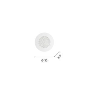 Lampada da soffitto Paguro PC Disegno tecnico Ondaluce luceledcom