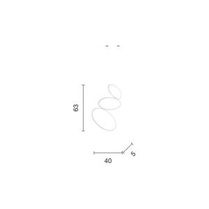 Lampada da soffitto Rice PC Disegno Tecnico Ondaluce luceledcom