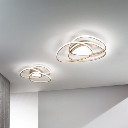 Lampada da soffitto Rose ambientazione Ondaluce luceledcom