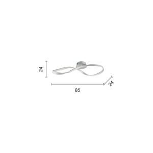 Lampada da soffitto Spark Disegno tecnico Ondaluce luceledcom