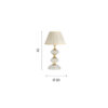 Lampada da tavolo Dallas LT Disegno tecnico Ondaluce luceledcom